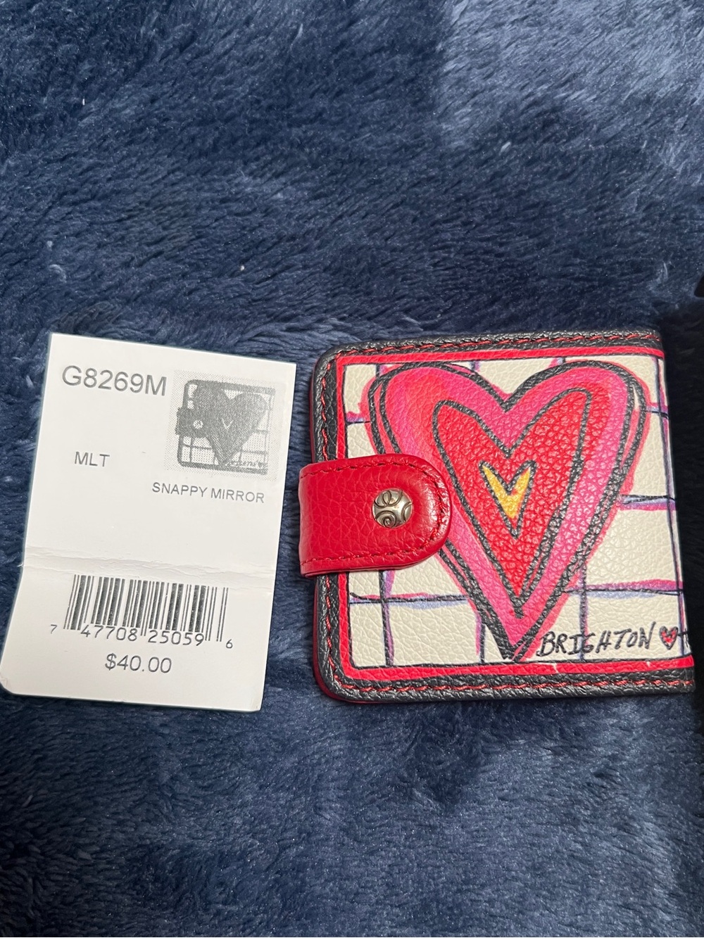Snappy heart Mirror by Brighton